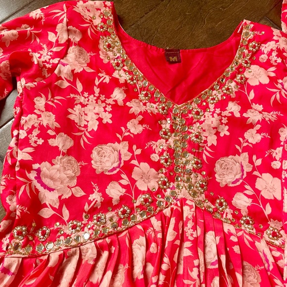 NWOT Anarkali salwar set - Picture 5 of 7